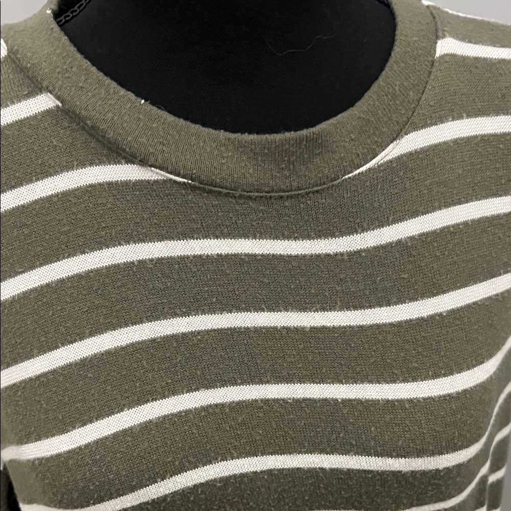 Chance or Fate Olive and White Knit Top Stitch Fix - Picture 5 of 5